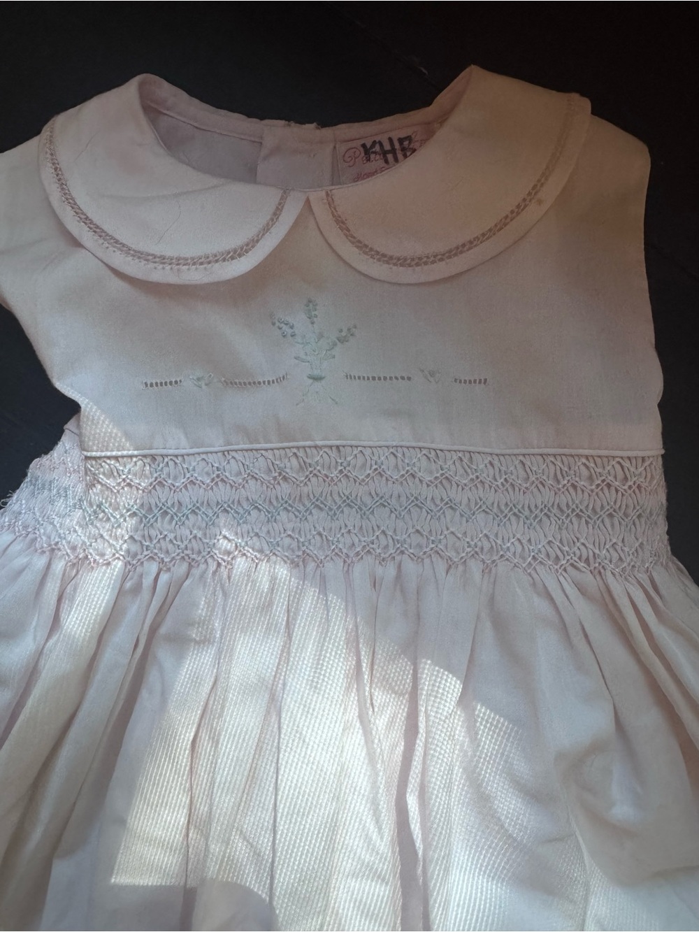 Smocked and Embroidered dress